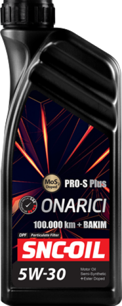 SNC-Oil Pro-S Plus 100.000 km + Bakım 5W-30 Motor Yağı (1 litre)