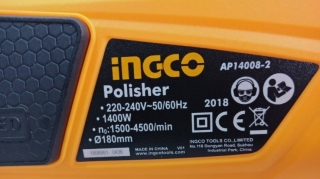 Ingco AP14008-2 Polisaj Makinesi
