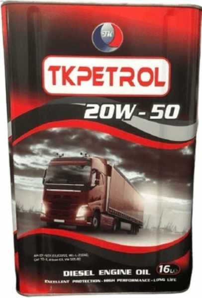 TK Petrol 20W-50 Motor Yağı (16 litre)