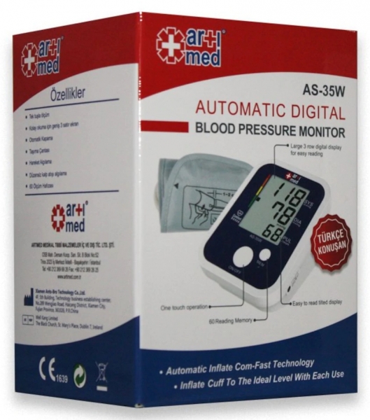 Artımed AS-35W Tam Otomatik Tansiyon Aleti
