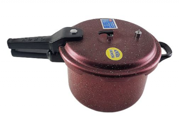 Özay Granit Bordo Düdüklü Tencere (5 Litre)