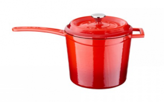 Lava Döküm Yuvarlak Sos Tenceresi 18 cm