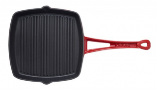 Lava Döküm Metal Kulplu Kare Izgara Tava 26 cm
