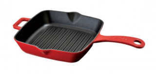Lava Döküm Kare Metal Sap Izgara Tava 20 cm