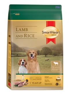 SmartHeart Gold Kuzu Etli Yetişkin 3 kg Köpek Maması