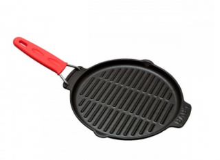 Lava Döküm Silikon Saplı Izgara Tava 23 cm