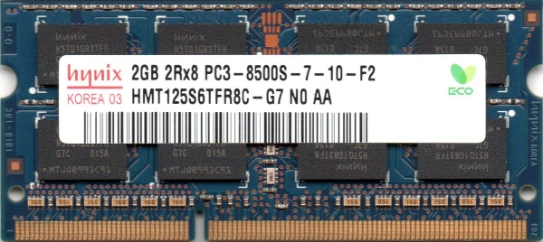 SK Hynix HMT125S6TFR8C-G7 2 GB 1066 MT