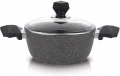 Schafer Wesen Granit Derin Tencere 24 cm (1S7908-22001-GRI02) Tencere ve Tava