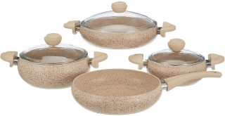 Schafer Potent 7 Parça Tencere ve Tava Seti