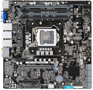 Asus WS C246M Pro/SE LGA 1151 Soket Anakart
