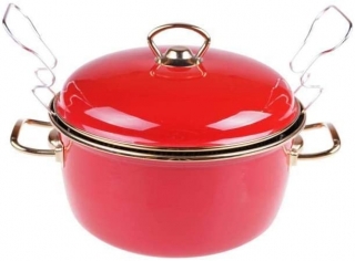 Taşev Kayra Emaye Kızartma Tenceresi 22 cm