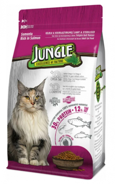 Jungle Somonlu Kısır 500 gr Kedi Maması
