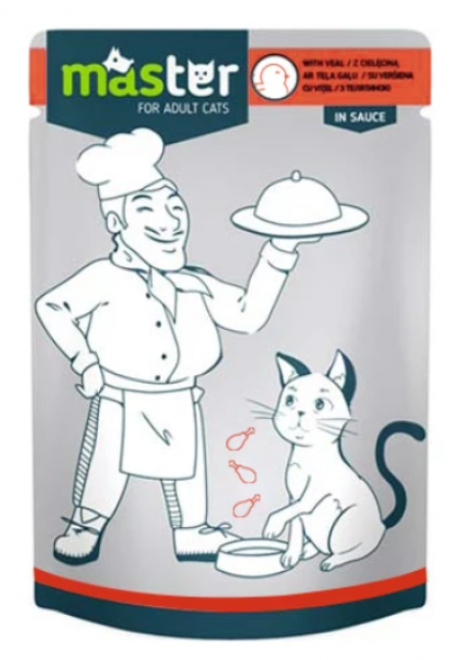 Master Kümes Hayvanlı Pouch 80 gr Kedi Maması