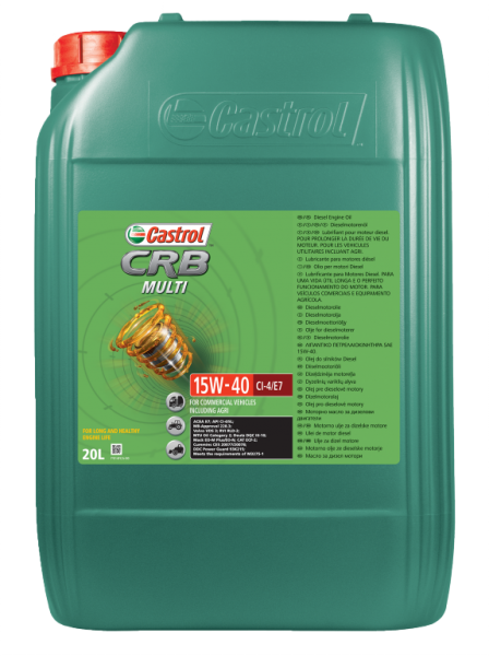 Castrol CRB Multi 15W-40 CH-4 Motor Yağı (20 litre)
