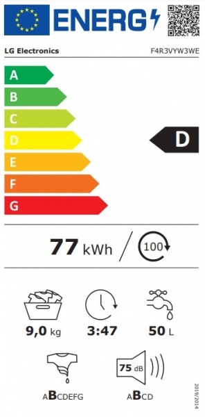 LG F4R3VYW3WE.ABWPLTK Çamaşır Makinesi