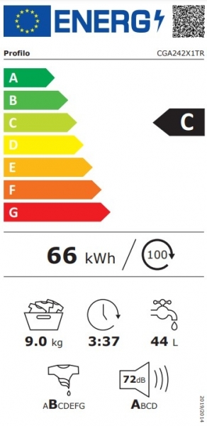 Profilo CGA242X1TR Çamaşır Makinesi