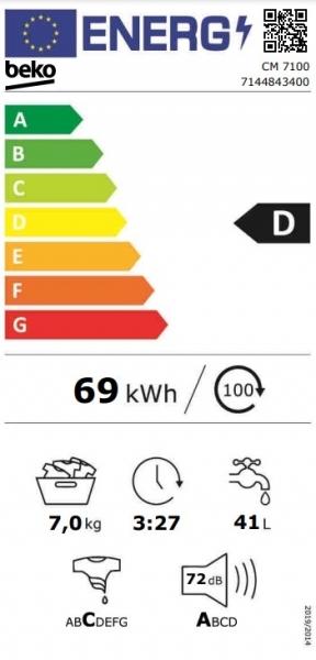 Beko CM 7100 Çamaşır Makinesi