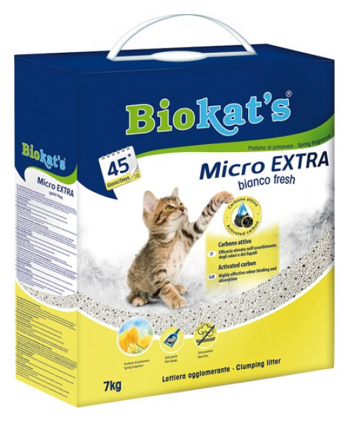 Biokats Micro Bianco Fresh Extra 7 kg Kedi Kumu