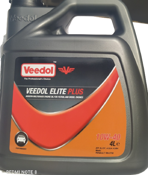 Veedol Elite Plus 10W-40 Motor Yağı (4 litre)