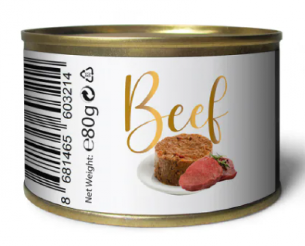 Pro Choice Sığır Etli Şekersiz Tahılsız Ezme Yetişkin 80 gr Kedi Maması