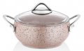 Falez Rose Line Derin Tencere 22 cm resim