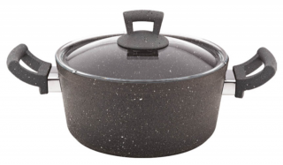 Hascevher Germanitium Granit Derin Tencere 14 cm