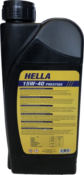 Hella Prestige 15W-40 Motor Yağı (1 litre)