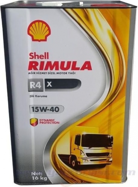 Shell Rimula R4 X 15W-40 Motor Yağı (18.2 litre)