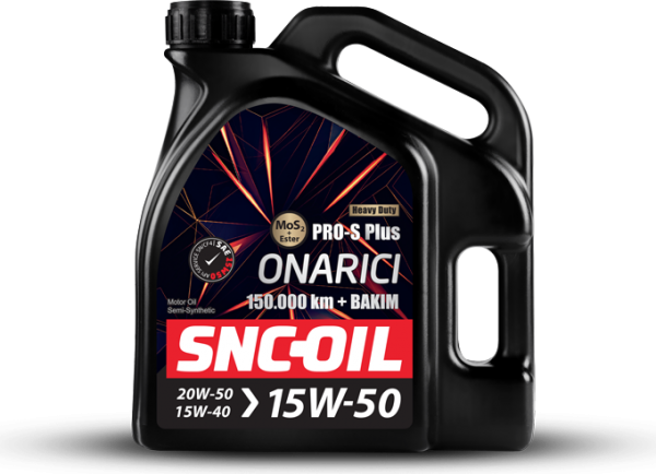 SNC-Oil Heavy Duty Pro-S Plus 150.000 km + Bakım 15W-50 Motor Yağı (4 litre)