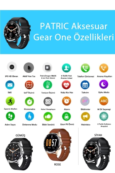 Patric Gear One Akıllı Saat
