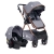 4 Baby Safran Bronz Şase Travel Sistem Bebek Arabası