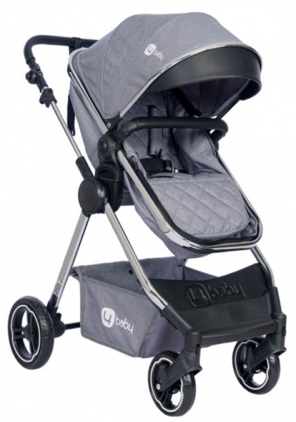 4 Baby Safran Krom Şase Premium Travel Sistem Bebek Arabası