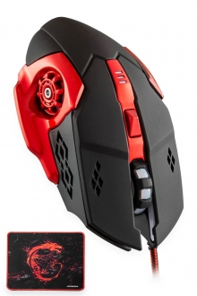 J-Tech Red Dragon Mouse