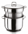 Hascevher Çelik Spaghetti Tenceresi 22 cm resim