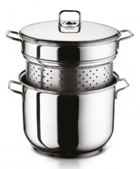 Hascevher Çelik Spaghetti Tenceresi 22 cm