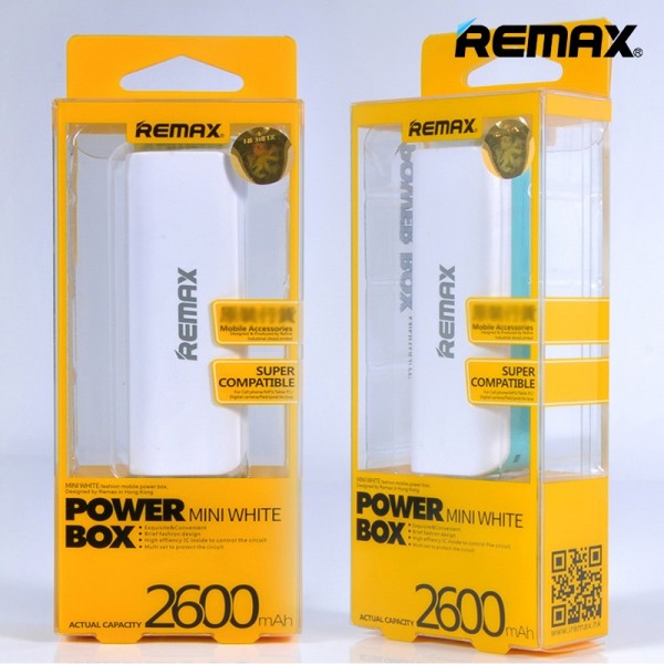 Remax PowerBox Mini White 2600 mAh Powerbank