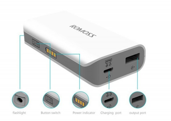 Romoss Sense 2S 5000 mAh Powerbank