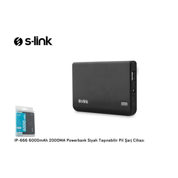 S-link IP-666 6000 mAh Powerbank