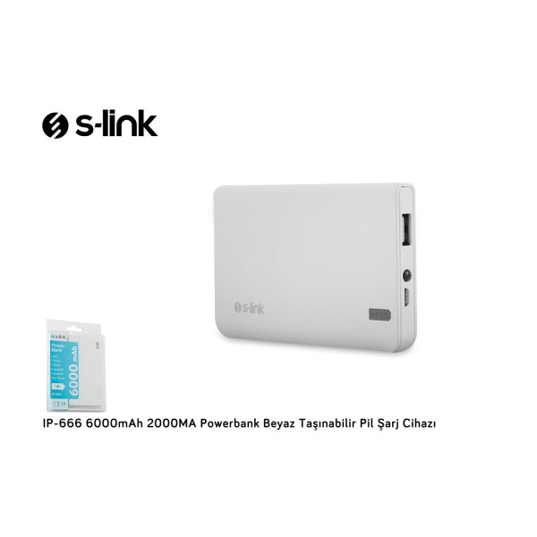 S-link IP-666 6000 mAh Powerbank