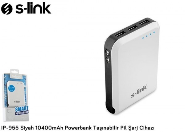 S-link IP-955 10400 mAh Powerbank