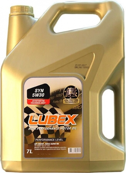 Lubex Primus EC 5W-30 Motor Yağı (7 litre)