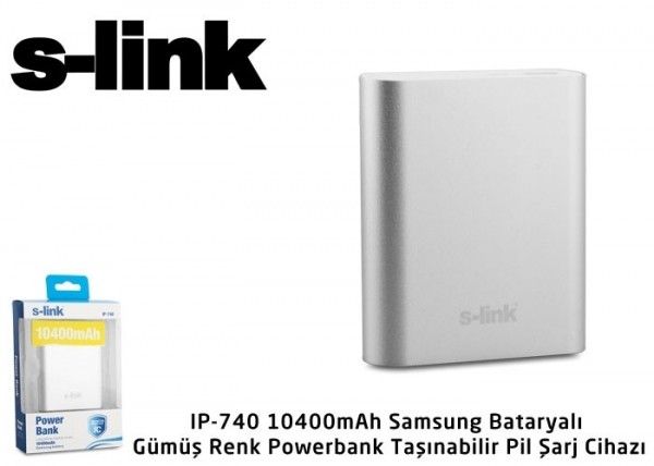 S-link IP-740 10400 mAh Powerbank