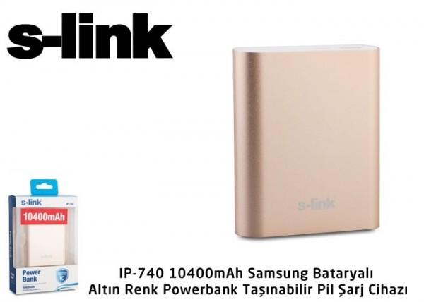 S-link IP-740 10400 mAh Powerbank