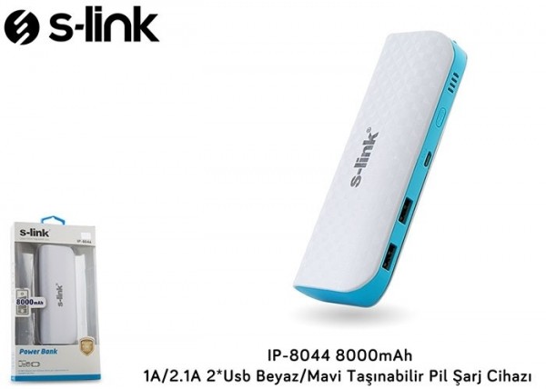 S-link IP-8044 8000 mAh Powerbank