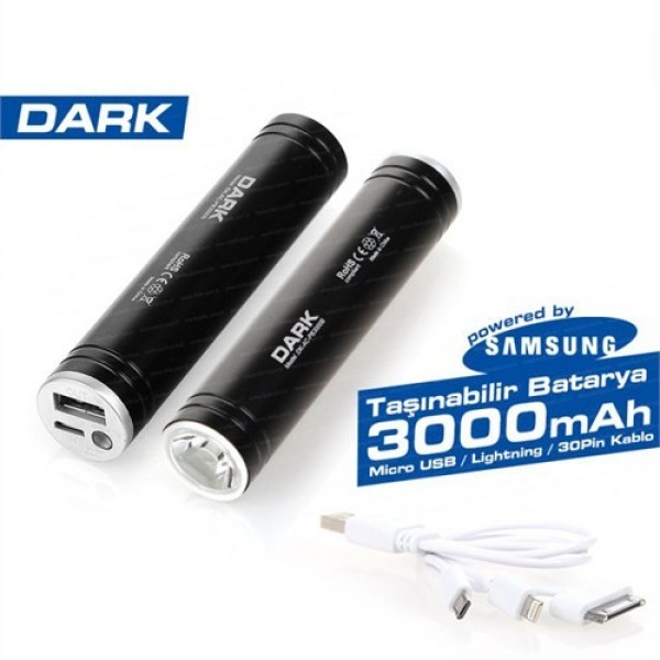 Dark 3000 3000 mAh Powerbank