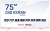 Saba SB75351 Ultra HD (4K) TV