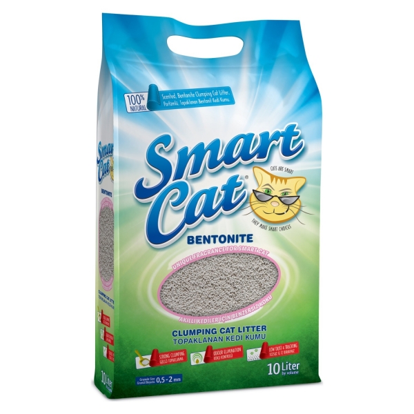 Smart Cat Naturel Bentonit 10 lt Kedi Kumu (10 lt)