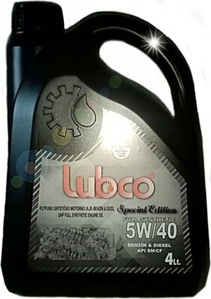 Lubco 5W-40 Motor Yağı (4 litre)