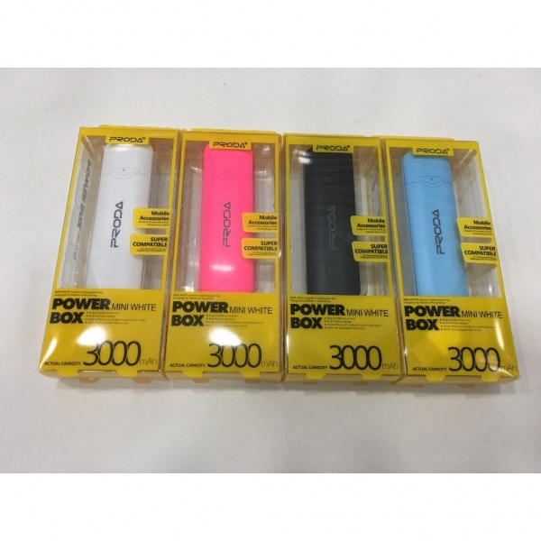 Proda PowerBox Mini White 3000 3000 mAh Powerbank