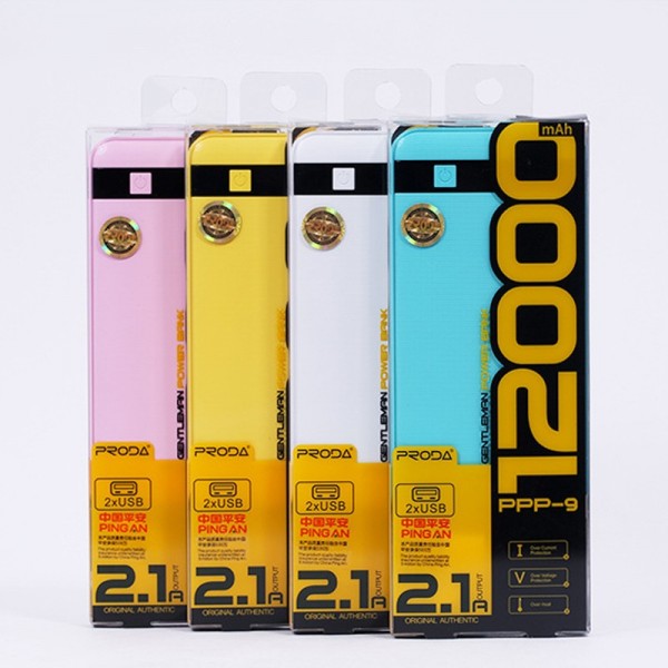 Proda Gentleman PPP-9 12000 mAh Powerbank